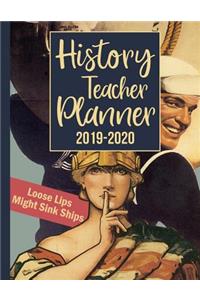 History Teacher Planner 2019-2020