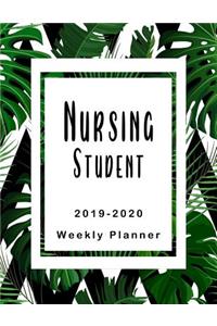 Nursing Student 2019-2020 Weekly Planner