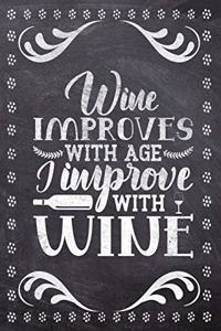 Wine Improves With Age I Improve With Wine