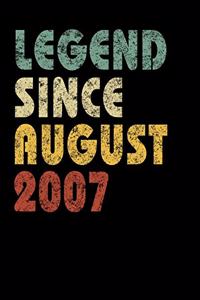 Legend Since August 2007