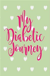 My Diabetic Journey: Diabetes Tracking Journal Medication List Emergency Numbers 100 Pages 6 X 9"