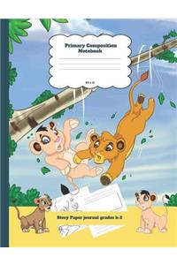 Primary Composition Notebook Story Paper Journal Grades K-2