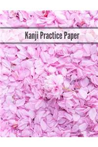 Kanji Practice Paper: Japanese Writing Genkouyoushi Notebook: 8.5x11 Inches, 120 Pages