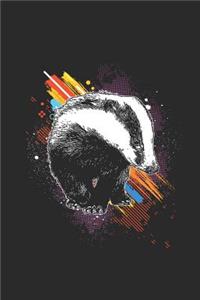Badger with Color Splash