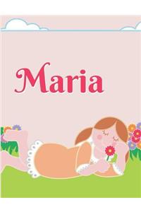 Maria Personalized Sketchbook Journal Notebook
