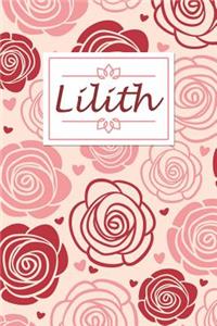 Lilith: Personalised Notebook / 120 Lined Pages / Perfect for journaling and writing notes.