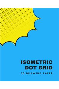 Isometric Dot Grid 3D Drawing Paper
