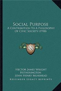 Social Purpose