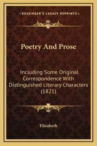 Poetry And Prose