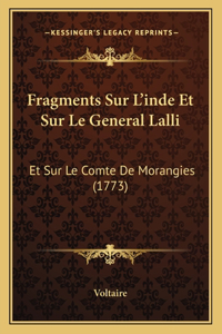 Fragments Sur L'inde Et Sur Le General Lalli