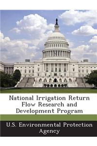 National Irrigation Return Flow Research and Development Program