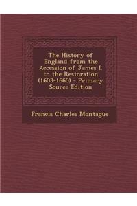 The History of England from the Accession of James I. to the Restoration (1603-1660)