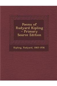 Poems of Rudyard Kipling
