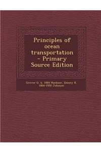 Principles of Ocean Transportation