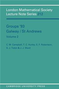 Groups '93 Galway/St Andrews