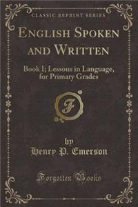 English Spoken and Written