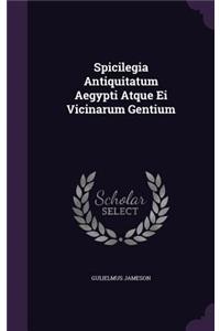 Spicilegia Antiquitatum Aegypti Atque Ei Vicinarum Gentium