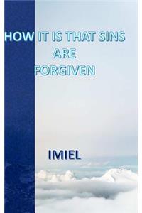 How It Is That Sins Are Forgiven
