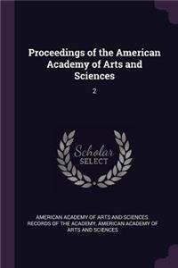 Proceedings of the American Academy of Arts and Sciences