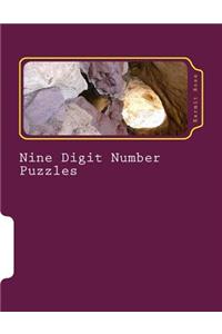 Nine Digit Number Puzzles