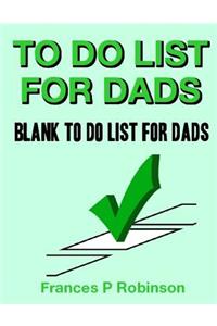 To Do List for Dads
