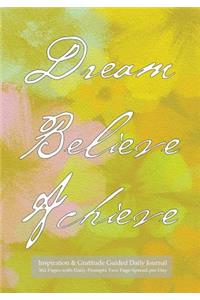 Inspiration & Gratitude Guided Daily Journal 362 Pages with Daily Prompts Two Page Spread per Day