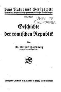 Geschichte der römischen republik