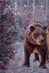 A Bear Walking in the Forest Art Journal