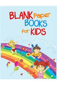 Blank Paper Books For Kids