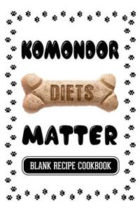 Komondor Diets Matter