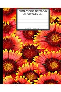 Unruled Composition Notebook 8