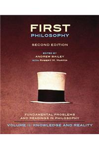First Philosophy II: Knowledge and Reality