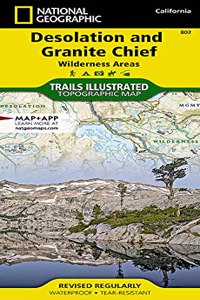 Desolation and Granite Chief Wilderness Areas Map