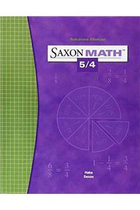 Saxon Math 5/4
