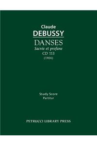 Danses sacrée et profane, CD 113