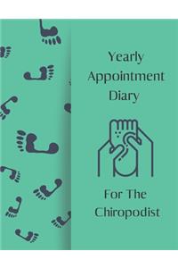 Yearly Appointment Diary For The Chiropodist.