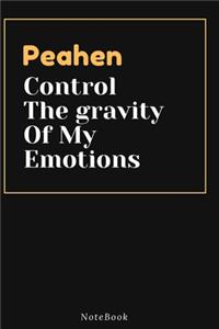 Peahen Control The gravity Of My Emotions