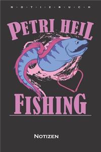 Petri Heil Fishing Notizbuch