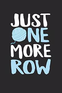 just one more row