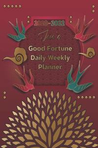 2020-2022 Isis's Good Fortune Daily Weekly Planner