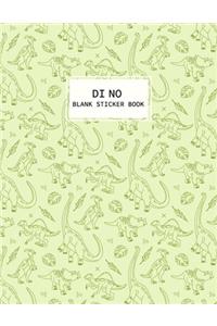 Dino Blank Sticker Book