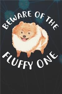 Beware Of The Fluffy One Notebook Journal