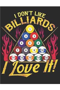 I Dont Like Billiards I Love it