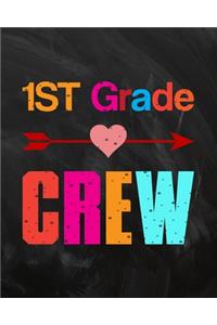 1ST Grade CREW: Teacher Planner Appreciation Notebook Or Journal