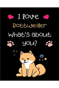 I love Rottweiler What's about you?
