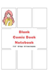 Blank Comic Book Notebook