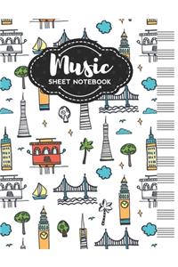 Music Sheet Notebook