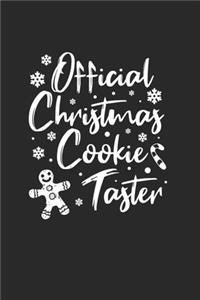 Christmas Cookie Taster Notebook