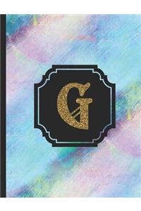 Letter G Monogram Notebook