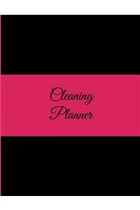 Cleaning Planner: Black Book, 2019 Weekly Cleaning Checklist, Household Chores List, Cleaning Routine Weekly Cleaning Checklist 8.5